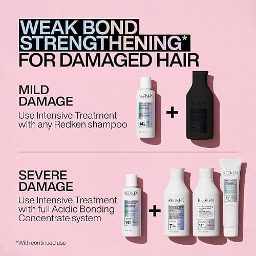 REDKEN Shampoo and Conditioner Set for Damaged Hair Repair | Acidic Bonding Concentrate | All Hair Types thumbnail 7