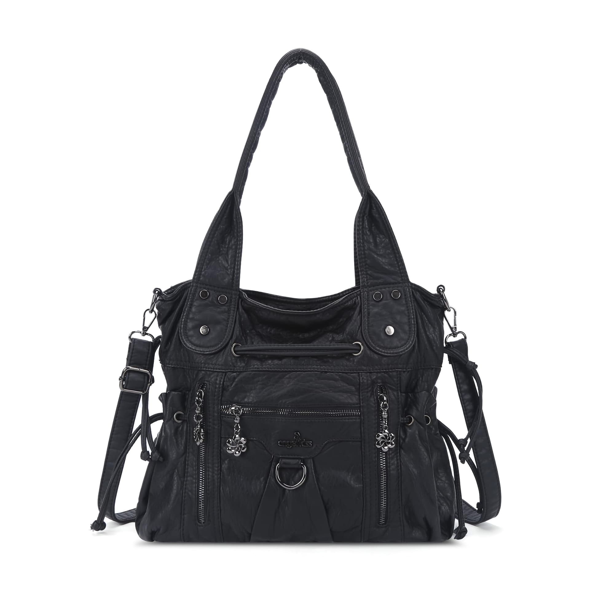 Angel Kiss Hobo Bags for Women Fashion Shoulder Bag Ladies Purses and Handbags Roomy Tote Bags Purse with Crossbody Strap - Image 1