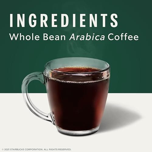Starbucks Whole Bean Coffee, Dark Roast Coffee, Espresso Roast, 100% Arabica, 1 bag (18 oz) thumbnail 5