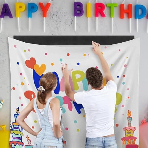4.4''×16.5 Feet Black Heavy Duty Hook and Loop Tape Adhesive, Keep Couch Cushions from Sliding or Blowing at Outdoor, Picture Wall Hanging, No Punching Wall Mounting, Keep Your Carpet Rugs in Place thumbnail 2