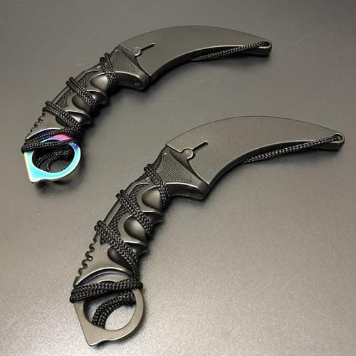 MSGumiho Karambit Knife Trainer - Stainless Steel Practice Training Knife with Sheath for Beginner - 100% Safe Practice Knives Trainer Tool thumbnail 7