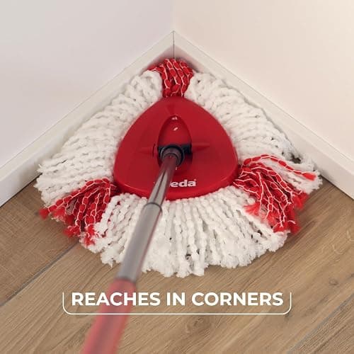 Vileda Turbo 2in1 Spin Mop & Bucket Set with Foot Pedal | Telescopic Handle (Up to 123cm) & 2in1 Microfibre Mop Head | Deep Cleaning, Removes 99% of Dirt with Water | Eco‑Friendly Amazon Packaging thumbnail 5