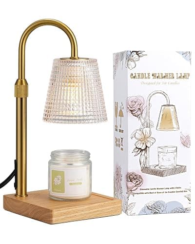 Hong-in Candle Warmer Lamp with Timer, House Warming Gifts New Home Decor | Dimmable & Adjustable Height, Electric Wax Warmer for Scented Wax Jar Candles,Gifts for Women Mom Sister thumbnail 9