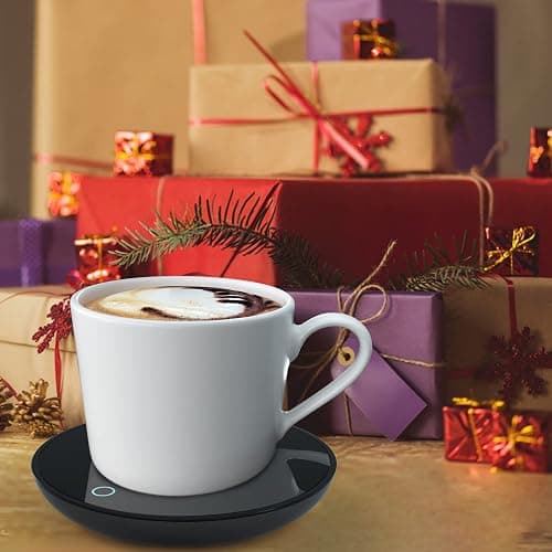 GARMEE Scalda Tazza da Caffè Elettrico, Scaldabiberon Intelligenti per Scrivania da Ufficio, Scaldabibere con 2 Impostazioni di Temperatura, Scaldino da Tè, Scaldino Elettrico per Bevande Cacao Latte thumbnail 2