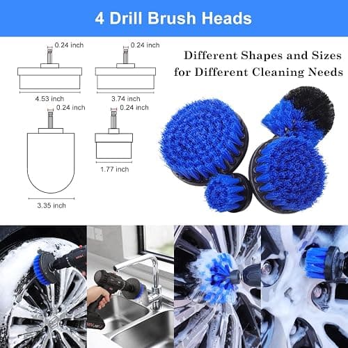 26Pcs Car Detailing Brush Set, Car Detailing Kit, Car Detailing Brushes, Car Cleaning Kit, Car Windshield Cleaning Tool, Professional Car Care kit - Car Wash Brush kit for Interior Exterior Wheels thumbnail 2