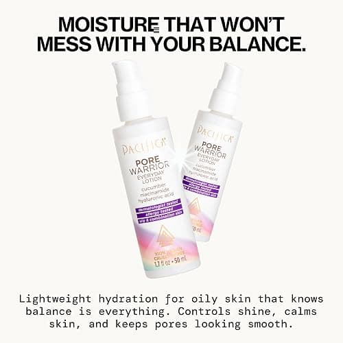 Pacifica Pore Warrior Everyday Face Lotion Acne Fighting - Niacinamide, Cucumber and Hyaluronic Acid1.7 oz thumbnail 2