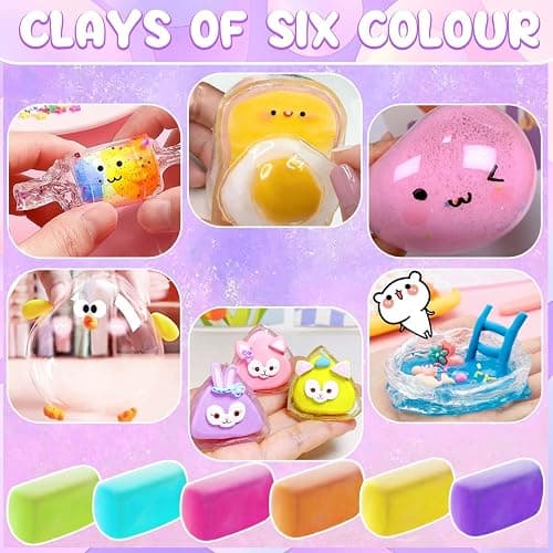 ZiZa Nano Tape Bubble Squishy Maker Kit for Kids,Nano Tape Bubbles, Art Crafts Toys Girl Girls Birthday Gifts, Arts and Crafts for Kids, Toys for 4 5 6 7 8 9 10 Year Old Girl Girls Birthday Gifts thumbnail 4
