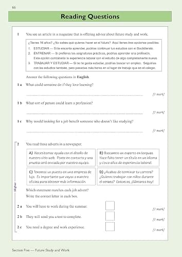 New GCSE Spanish AQA Complete Revision & Practice with CGP RevisionHub (for exams from 2026): Includes Audio & Online Tests (CGP AQA GCSE Spanish) thumbnail 16
