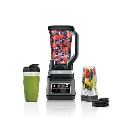 Ninja BN751 Professional Plus DUO Blender, 1400 Peak Watts, 3 Auto-IQ Programs for Smoothies, Frozen Drinks & Nutrient Extractions, 72-oz. Total Crushing Pitcher & (2) 24 oz. To-Go Cups, Black - Image 1