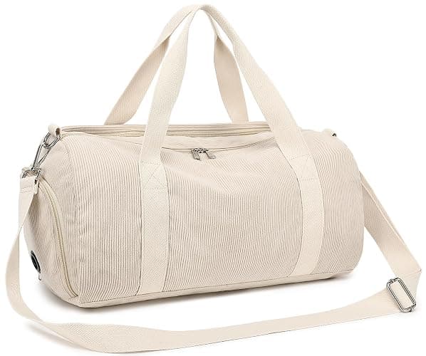 BLUBOON Duffle Bag Girls Kids Cute Gym Bag with Shoes Compartment & Wet Separation Waterproof Sports Overnight Travel Bag - Image 1