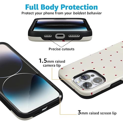 Casely iPhone 16 Pro Max Case | Be Mine | Tiny Hearts | Compatible with MagSafe | Bold Protective Case Design thumbnail 2