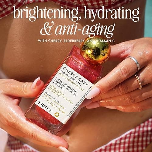 Truly Luxury Body Oil | Hydrating & Illuminating with Natural Shimmer | For Smooth, Glowing Skin and Long-Lasting Fragrance thumbnail 4