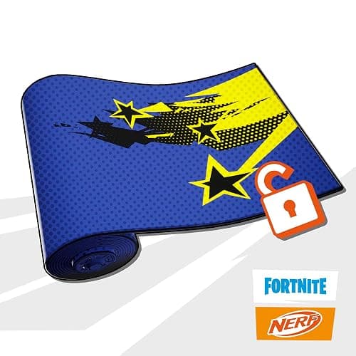 Nerf Fortnite Half Tone Hero Blaster, Bonus Code to Unlock Half Tone Hero Wrap in The Game, Break Open Loading, 12 Nerf Elite Darts, Fortnite Gifts (Amazon Exclusive) thumbnail 6