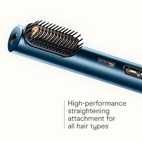 Infiniti PRO by CONAIR DigitalAIRE Hair Dryer Drying Wand, Straightener and Styler, Ionic All-in-One Digital Motor Blow Dryer, Includes 4 High-Performance Attachments, Dark Blue thumbnail 4