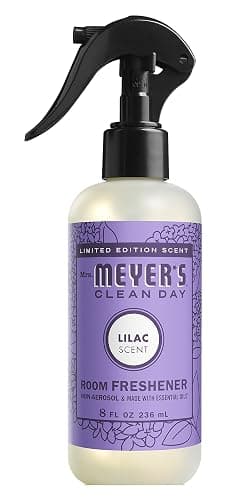 MRS. MEYER'S CLEAN DAY Room and Air Freshener Spray, Non-Aerosol Spray Bottle Infused with Essential Oils, Lilac, 8 fl. oz - Image 1