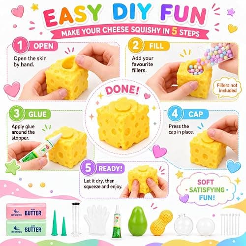 25PCS Squishy Making Kit DIY Squishy Maker Skin thumbnail 4
