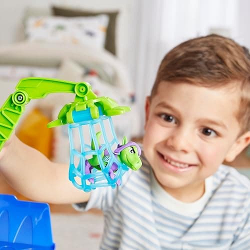 Spidey and his Amazing Friends Marvel Dino-Webs Crawler Toy Car Playset, Spider-Man & Goblin Raptor 4-Inch Action Figures, Kids Ages 3 & Up thumbnail 6