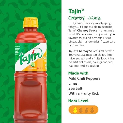 Tajín Clásico Seasoning 14oz and Tajín Fruity Chamoy Sauce 15.38oz (Pack of 2) thumbnail 6