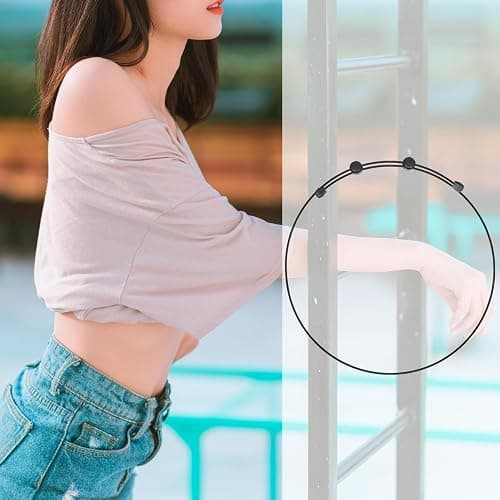 ZhuoChiMall Adjustable Band, Crop Tuck Tool for Shirt, Elastic Band for Clothes, Transform The Way You Style Your Tops thumbnail 5
