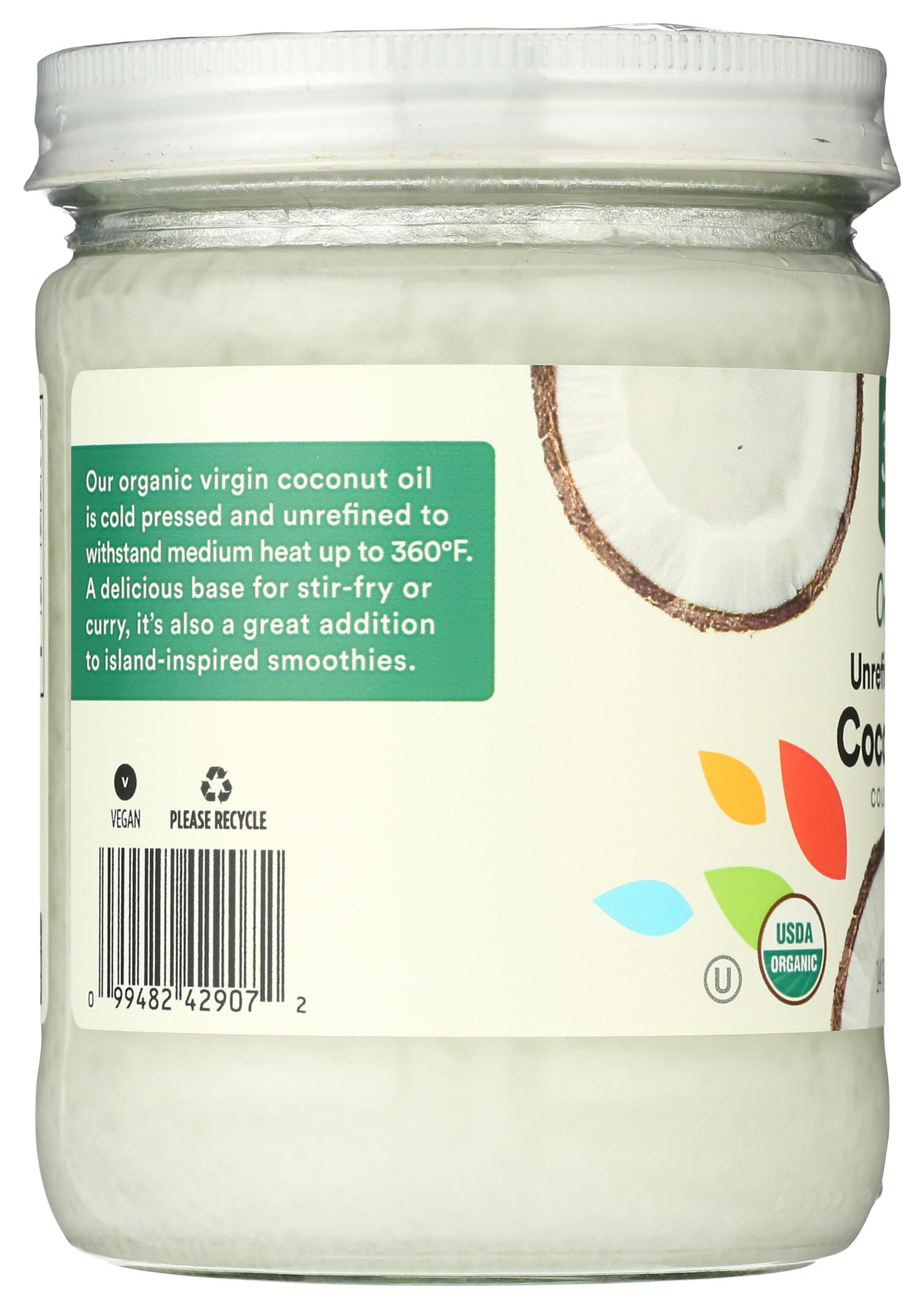 365 by Whole Foods Market, Organic Unrefined Coconut Oil Virgin, 14 Fl Oz thumbnail 5