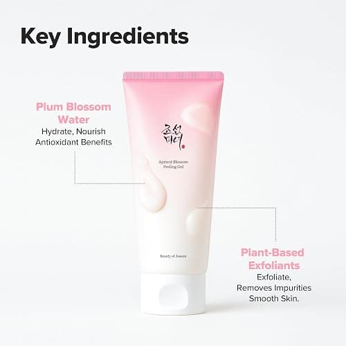 Beauty of Joseon Apricot Blossom Peeling Gel Soft Exfoliating Face and Body Scrub Dead Skin Cells Remover for All Skin Types, Korean Skincare for Men Women, 100ml, 3.38 fl.oz thumbnail 5