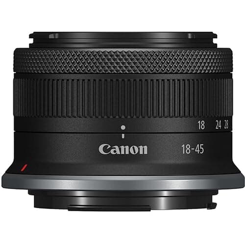Canon EOS R50 24.2MP APS-C CMOS Sensor Mirrorless Camera with 18-45mm Lens, 128GB Extreme Speed Memory, Video Light, Microphone, Grip, Filters, Lenses, Case, Software, More, Black (Renewed) thumbnail 3