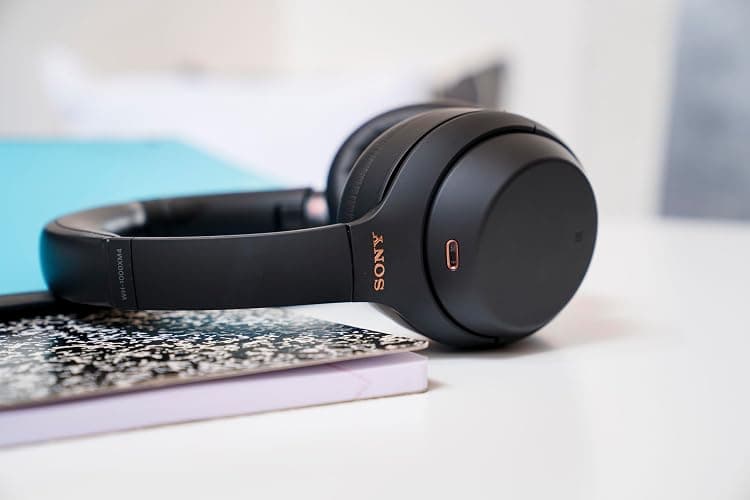 Sony WH-1000XM4 Wireless Premium Noise Canceling Overhead Headphones with Mic for Phone-Call and Alexa Voice Control, Black WH1000XM4 thumbnail 8