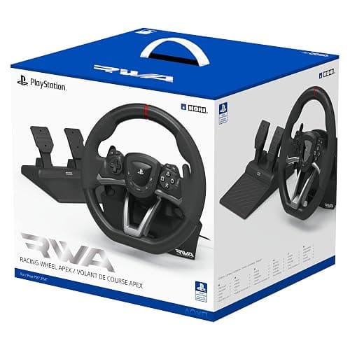 Hori Volante RWA Racing Wheel Apex - PS5 - PS4 - PC - Ufficiale Sony, nero thumbnail 2