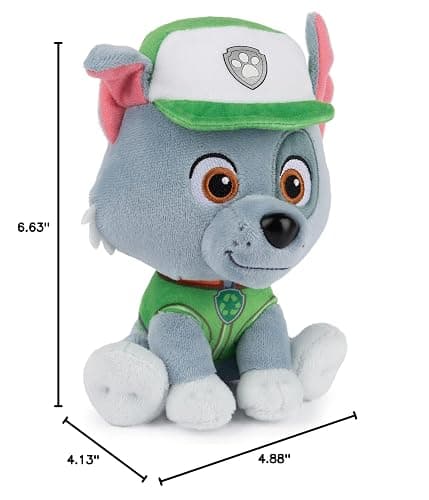 GUND Official PAW Patrol Rocky in Signature Recycling Uniform Plush Toy, Stuffed Animal for Ages 1 and Up, 6" thumbnail 3