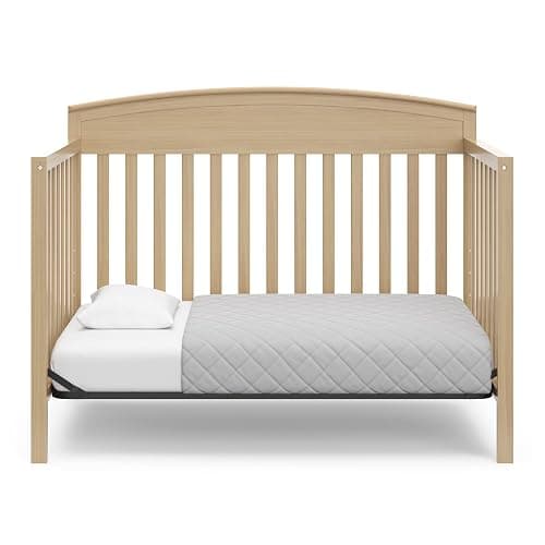 Graco Benton 5-in-1 Convertible Crib (Driftwood) – GREENGUARD Gold Certified, Converts from Baby Crib to Toddler Bed, Daybed and Full-Size Bed, Fits Standard Full-Size Crib Mattress thumbnail 11