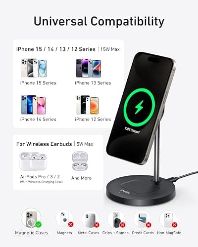 Anker MagSafe Compatible MagGo Charger thumbnail 6