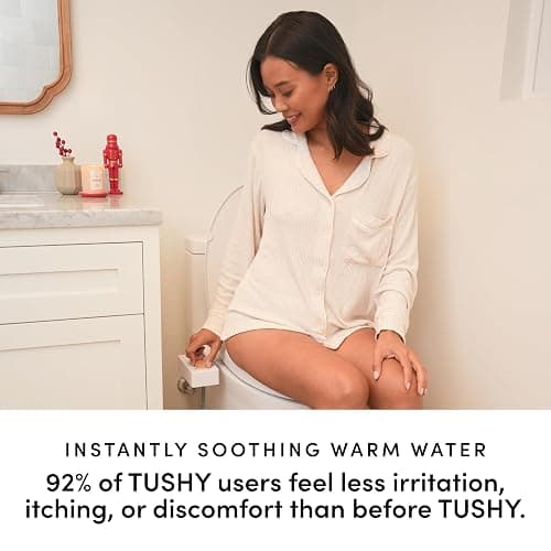 TUSHY 3.0 Spa Bidet Attachment. Cool to Warm Water. It's Time to Replace Toilet Paper, Fresh Water Spray (Requires Sink Access for Optional Temperature Control), Bamboo thumbnail 7