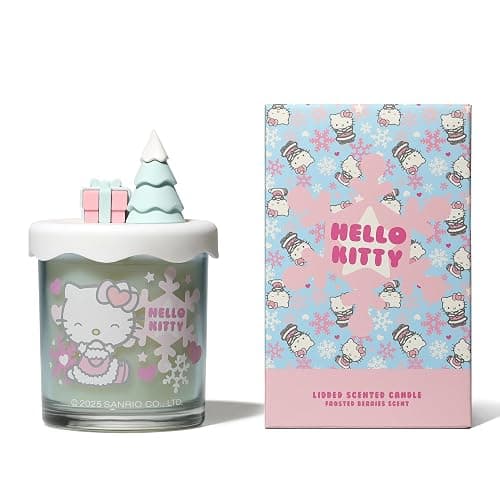 Hello Kitty Seasonal Candle – 213g 1-Wick Candles 35hr Burn Time – Sweet & Floral Fragrances Home Decor, Women Birthday Candle Gift (Frosted Berries) thumbnail 5