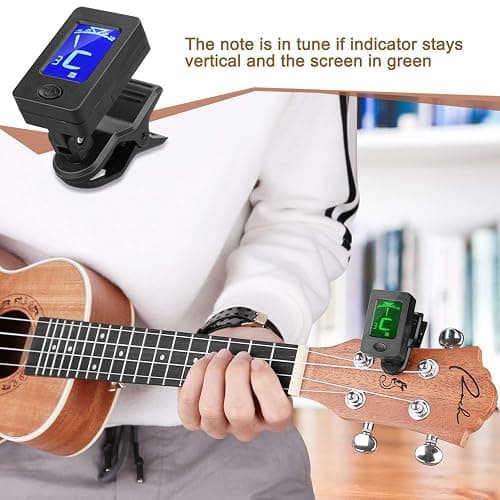 Ranch Soprano Ukulele 21 inch Professional Wooden ukelele Instrument Kit with 12 Online Lessons Small Hawaiian ukele Guitar ukalalee Starter Pack Bundle Gig bag, Tuner, Strap, Aquila Strings Set thumbnail 7