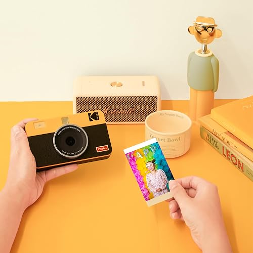 KODAK Mini Shot 2 Retro 2x3” Instant Digital Camera & Photo Printer, 38 Sheets, 2-in-1 Portable Print Camera, Bluetooth Smartphone Printer for iOS & Android, 4PASS Dye Sublimation, White thumbnail 8