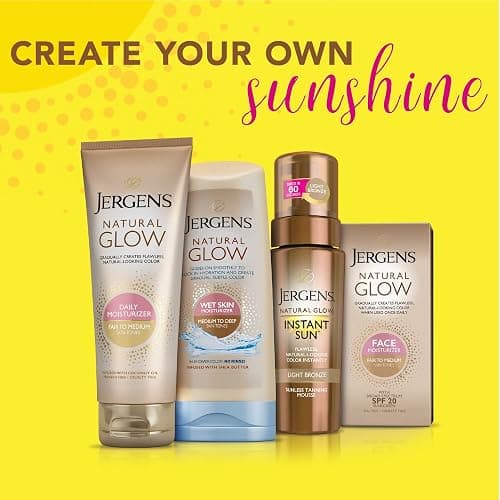 Jergens Natural Glow Instant Sun Body Mousse, Self Tanner for Deep Bronze Tan, Sunless Tanning Body Bronzer for Natural Looking Color Instantly, 6 Oz thumbnail 7
