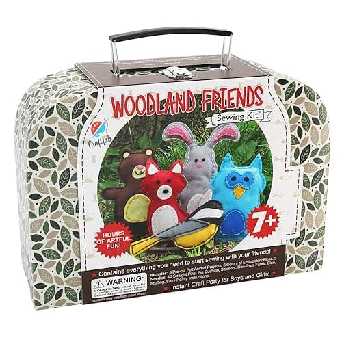 CraftLab Woodland Animals Sewing Kit