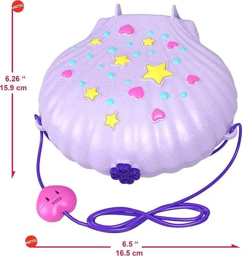 Polly Pocket Travel Toy with Micro Dolls & Accessories, Mermaid 2-in-1 Seashell Purse Playset (Amazon Exclusive) - Seashell thumbnail 6