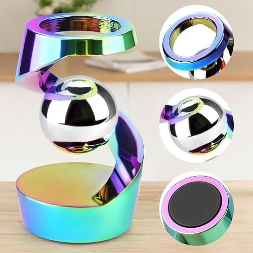 Wecsv Fidget Toys Adult, Kinetic Spinning Desk Toy, Kinetic Optical Illusion Toys, Kinetic Desktop Fidget Spinner Toys, Cool Gadget Fidget Toys Relieve Stress Anxiety for Office for Adults thumbnail 4