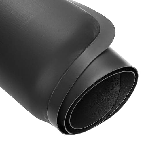 Saloniture 3 ft. x 5 ft. Salon & Barber Shop Chair Anti-Fatigue Floor Mat - Black Semi Circle - 1/2 in. Thick thumbnail 7