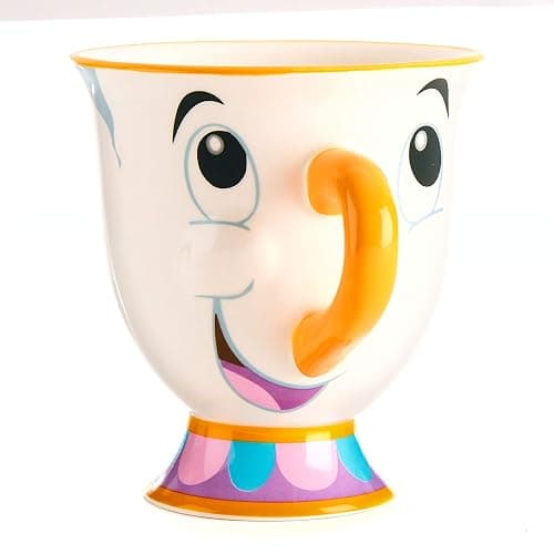 Tazza Chip La Bella e la Bestia Dipinta a Mano, Aggiungi al Set da Tè o alla Collezione Disney - Image 1