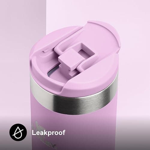 Stanley 1913 Aerolight Transit Travel Mug 0.47L - Keeps 6 Hours Hot - 8 Hours Cold - Dishwasher Safe - Leakproof - Car Cup Holder Compatible - Insulated Coffee Cup - Lilac thumbnail 5