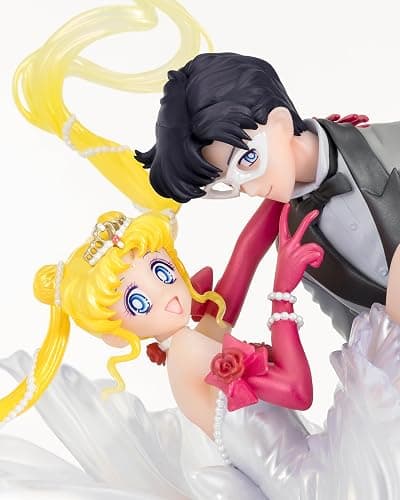 TAMASHII NATIONS - Sailor Moon - Usagi & Tuxedo Mask [Moonlight Glow Edition] FiguartsZERO chouette Collectible Figure thumbnail 5