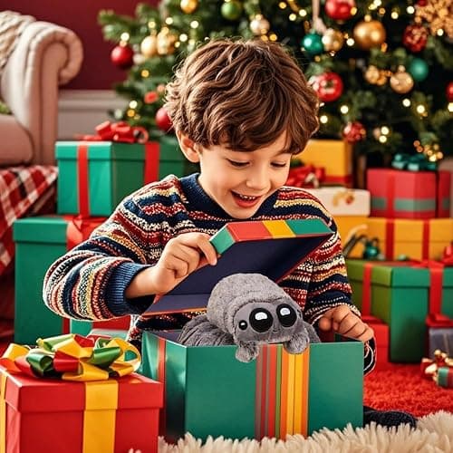 Jorkei Spider Plush Toy 9 inches - This Cute Spider Plush Animal Toy, is Perfect for Birthday Gifts, Halloween, and Valentine's Day Alone! thumbnail 7
