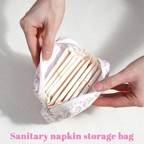 Douaowoc 8 Pack Mini Quilted Makeup Bag Bulk, Small Quilted Makeup Bags thumbnail 7