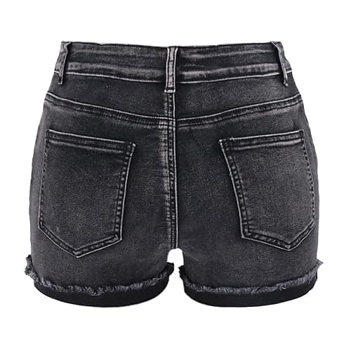 Atditama Women's Summer Ripped Jean Shorts Stretch Skinny Frayed Denim Shorts Beach Casual Women Shorts thumbnail 4