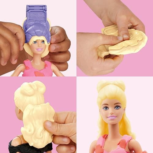 Play-Doh Barbie Designer Fashion Show Set, Make Doll Clothes with 21 Fashion Accessories & Modeling Compound, Kids Arts & Crafts for Girls & Boys 5+ thumbnail 5