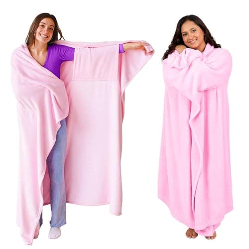 Super Blanky Wearable Blankets for Women, Adult Wearable Blanket Men, Mother's Day Gifts for Her, Wife Birthday Gift Ideas - Image 1