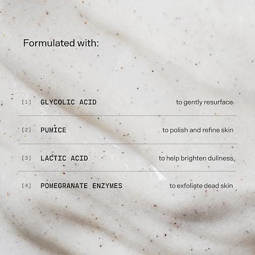 VERSED Buff It Out AHA Exfoliating Body Scrub | Fragrance Free, 8 Oz | Smooths rough, bumpy skin and brighten dullness with glycolic & lactic acids thumbnail 3