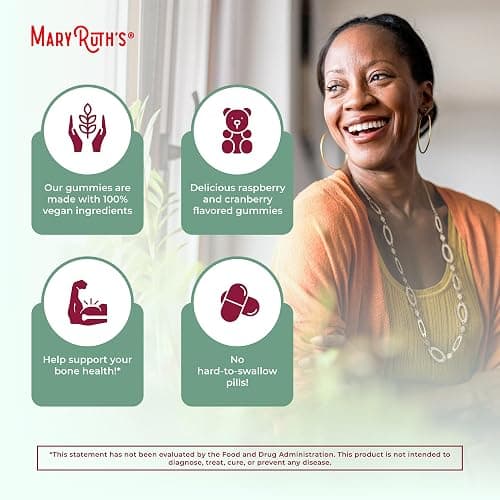 MaryRuth Organics Multivitamin for Women 14 | Women's Multivitamin Gummies for Immune Support| Skin Health | Sugar Free | Vegan | Non-GMO | 60 Count thumbnail 6